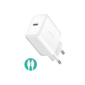 Joyroom JR-TCF24 PD30W Charger White EU with USB-C cable official product image