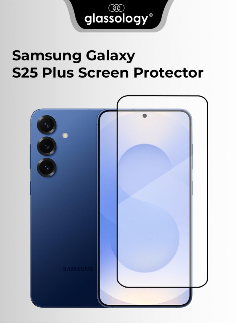 Glassology Screen Protector for Samsung Galaxy S25 Plus 5G, HD Clarity, 9H Hardness, Fingerprint ID Compatible for Samsung Galaxy S25 Plus