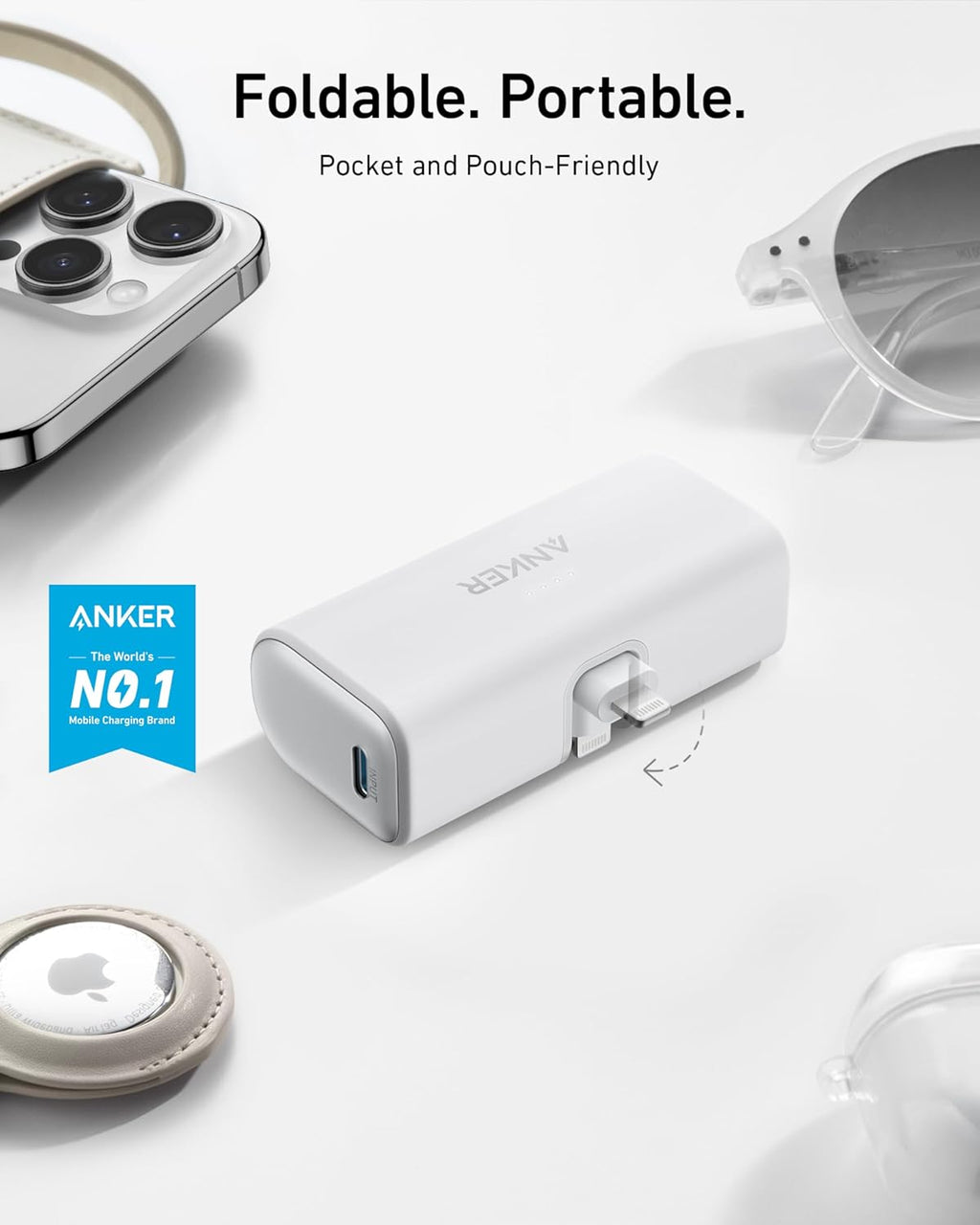 Anker Nano Power Bank 5000mAh with Built-In Lightning Connector 12W - A1645 - view 3
