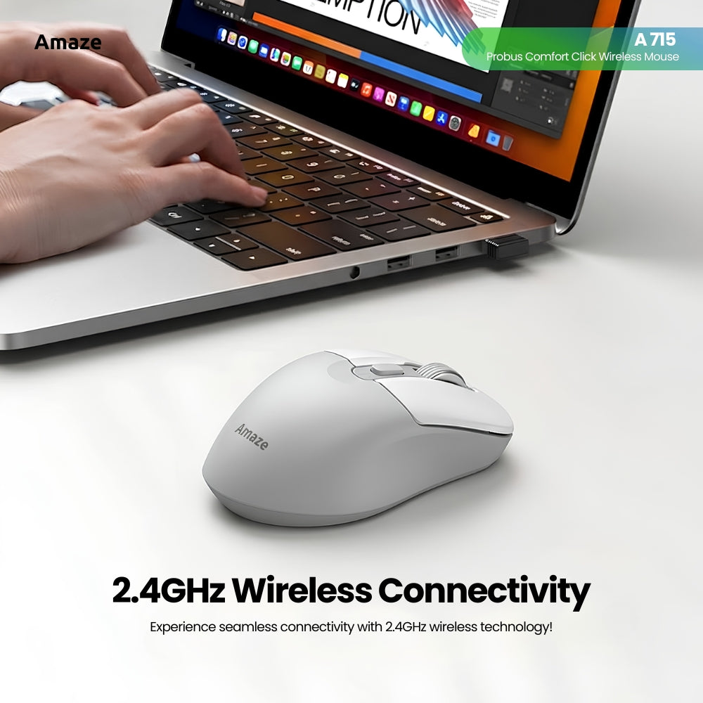 Amaze A715 Probus Comfort Click Wireless Mouse in Pakistan - image 5