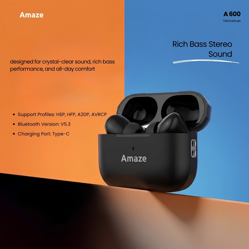 Amaze A600 True Wireless 5.3 TWS Earbuds in Pakistan - image 5