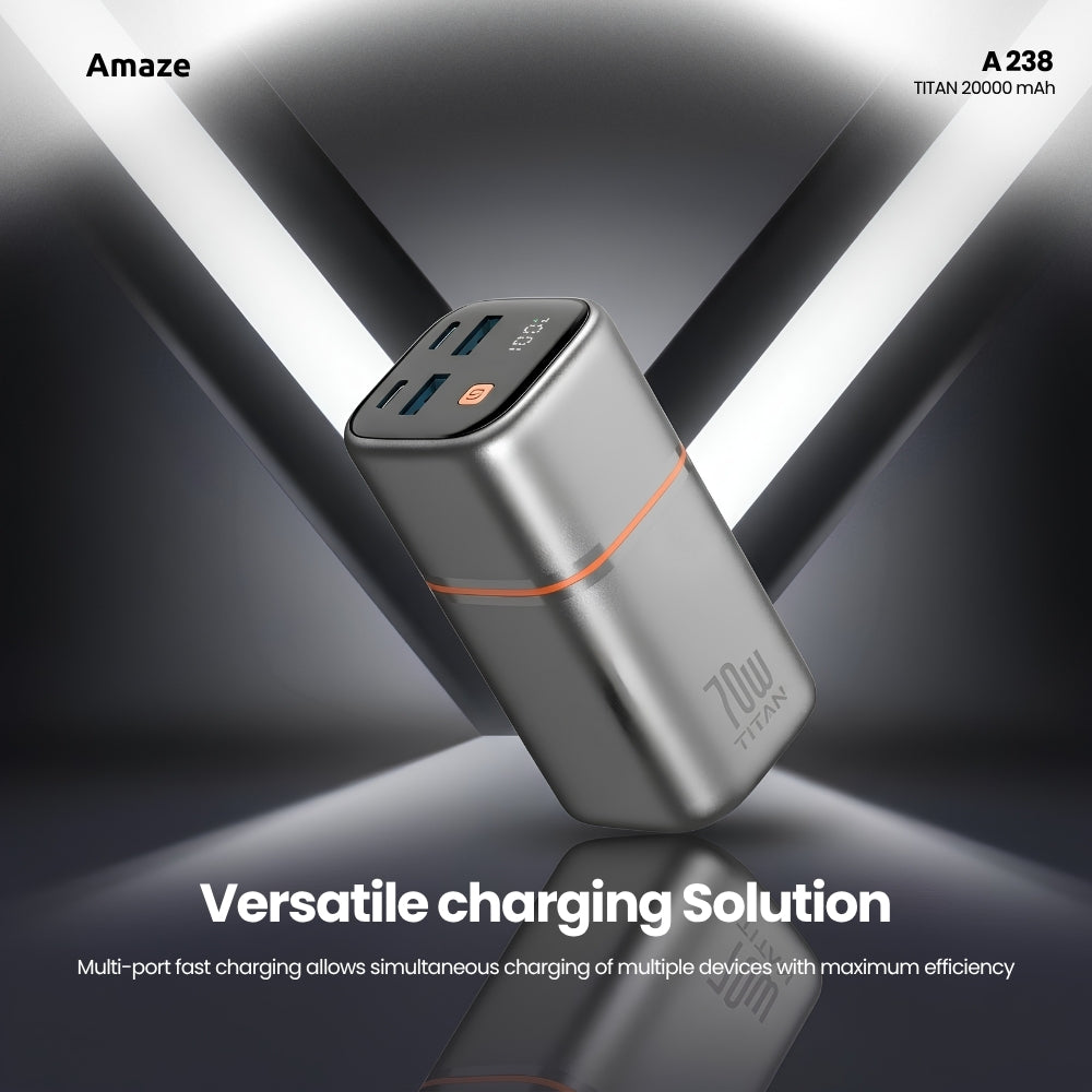 Amaze Titan 20000mAh Power Bank 70W Fast Charging - A238 in Pakistan - image 4
