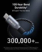 Anker Prime 240W USB-C to USB-C Fast Charging Cable Upcycled - A88E26 - view 3