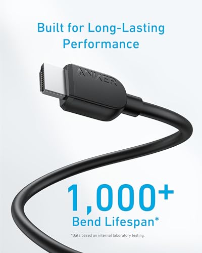 Anker HDMI Adapter Cable 8K@60Hz HDMI to HDMI Cord 6ft - A8742 - view 2