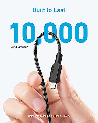 Anker 310 USB-C to Lightning Cable Braided 6ft - A81A6 - view 5