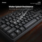 Amaze Probus Super Smooth Ergonomic Wired Keyboard Black - A732 in Pakistan - image 5
