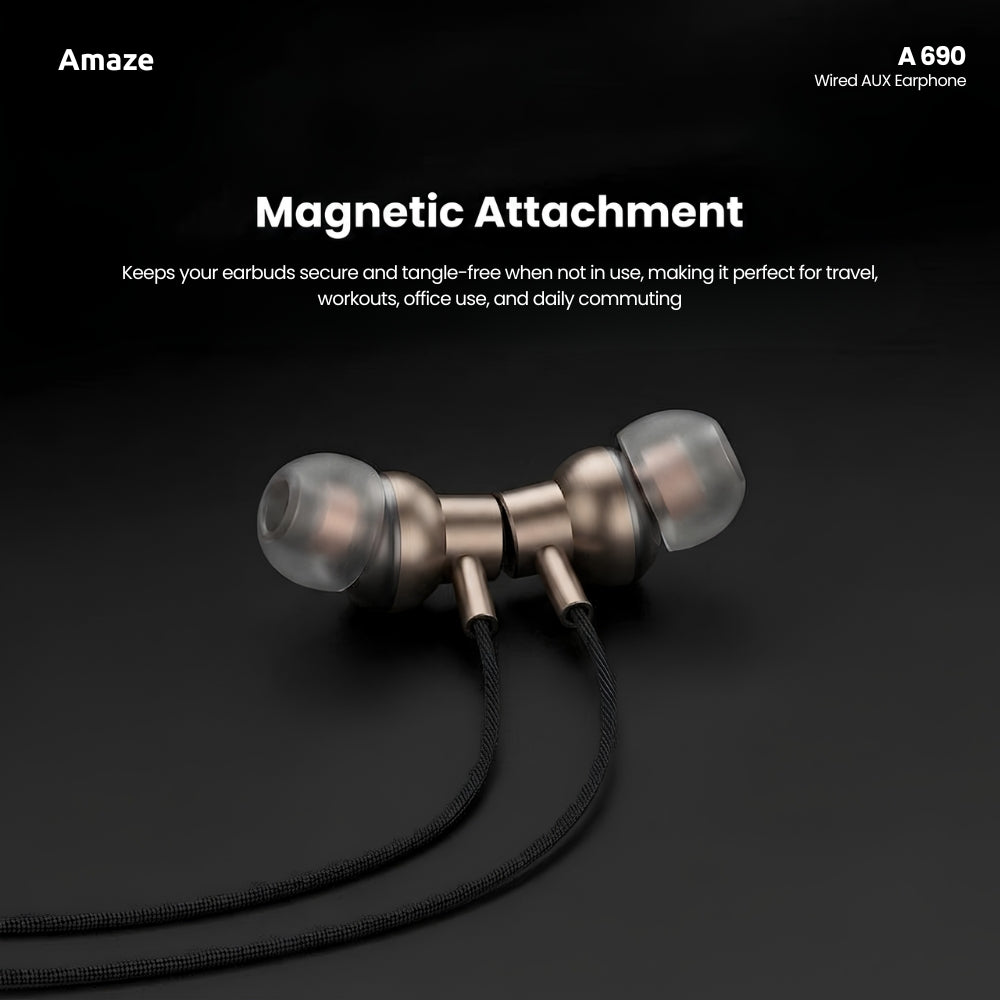 Amaze A690 Ultra Bass Wired Aux Handsfree in Pakistan - image 5