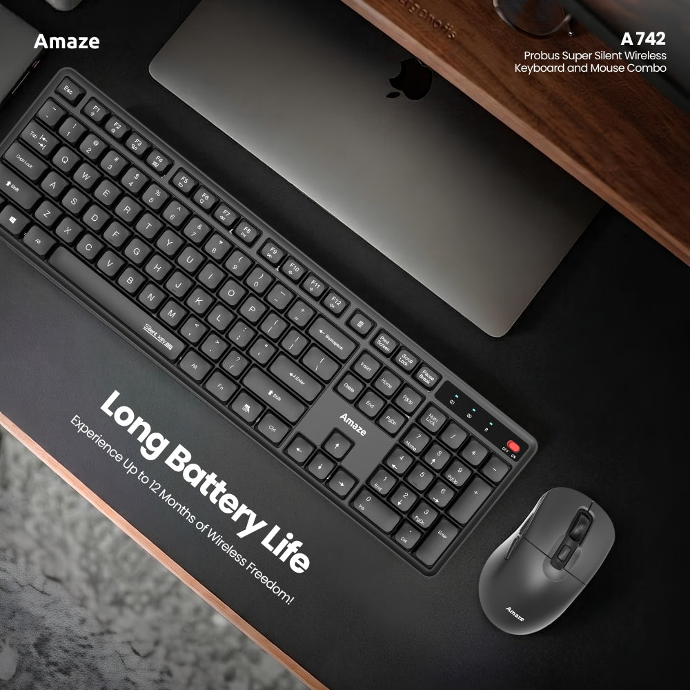 Amaze Probus Super Silent Wireless Keyboard & Mouse Combo - A742 in Pakistan - image 5