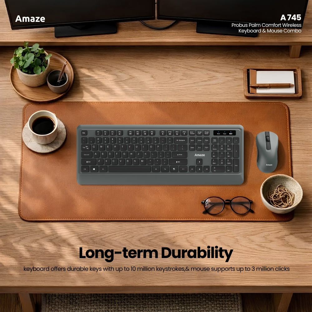 Amaze Probus Palm Comfort Wireless Keyboard & Mouse Combo - A745 in Pakistan - image 5