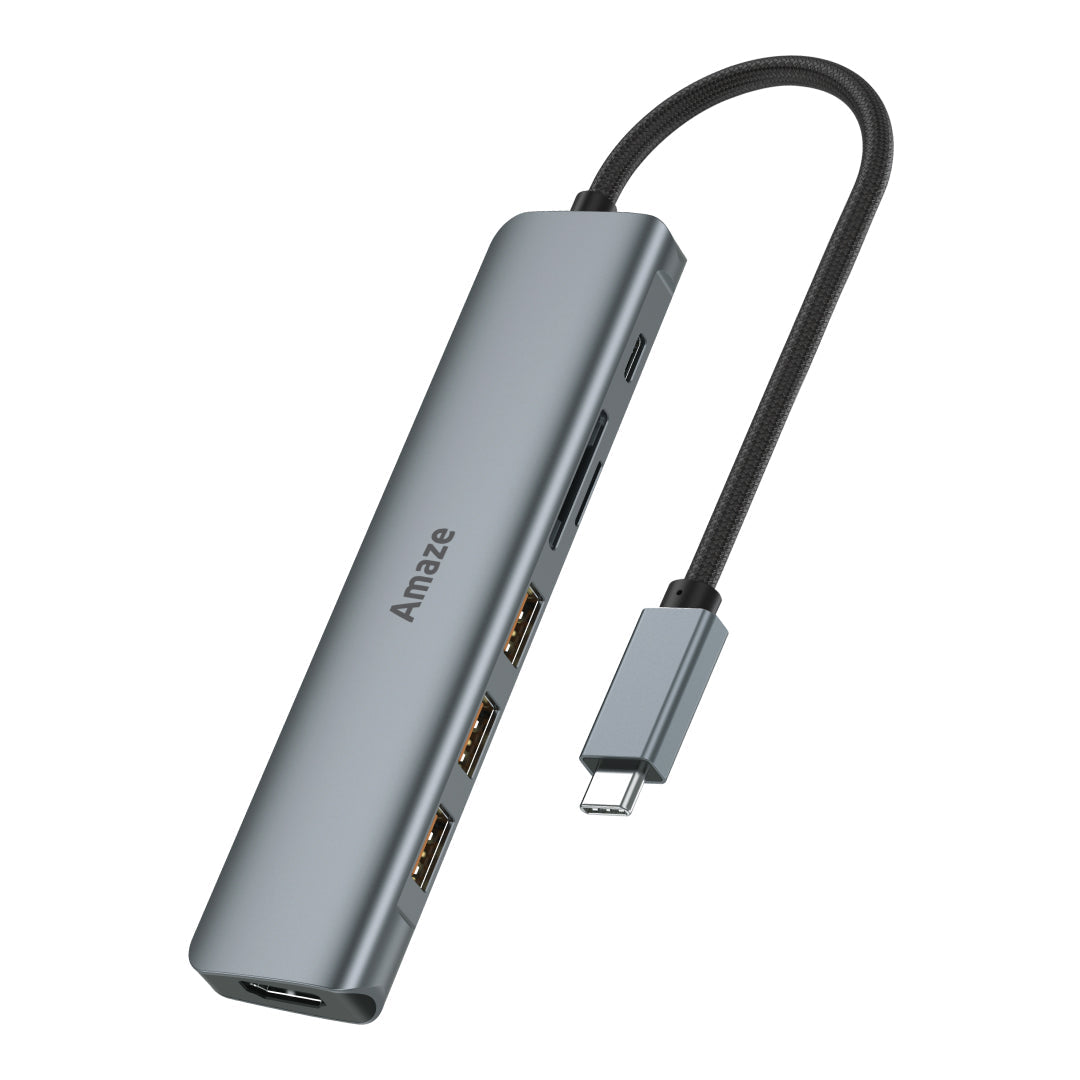 Amaze Connect Pro 7-in-1 Multiport Hub - A330 in Pakistan - image 1