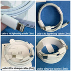 Apple USB-C to Lightning fast charging cable — packaging and box view Pakistan