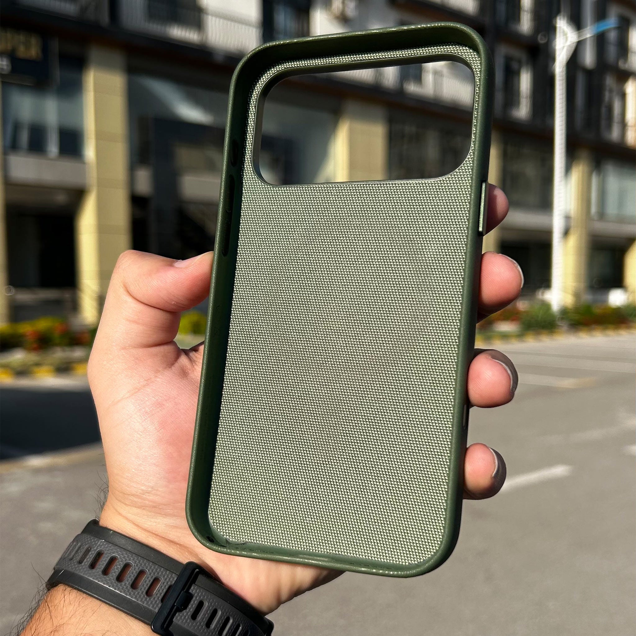 Apple TechWoven Case with Camera Control | Green