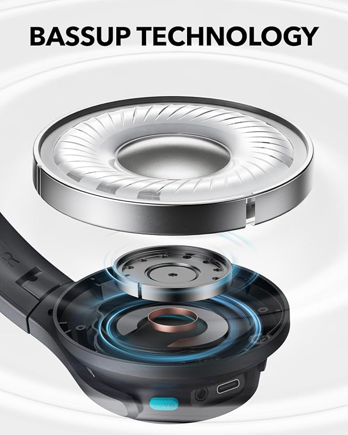 Anker Soundcore Q11i Wireless Over-Ear Bluetooth Headphones - view 3