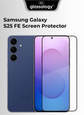 Glassology Samsung Galaxy S25 FE Tempered Glass Screen Protector 9H Hardness HD Clarity Edge to Edge Coverage Anti Fingerprint Case-Friendly for Samsung Galaxy S25 FE