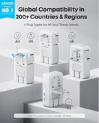 Anker Nano Travel Adapter 5-Port Power Adapter - A9215 - view 2