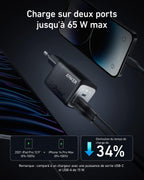 Anker 67W GaNPrime Charger 2C+U - A2669 - view 3