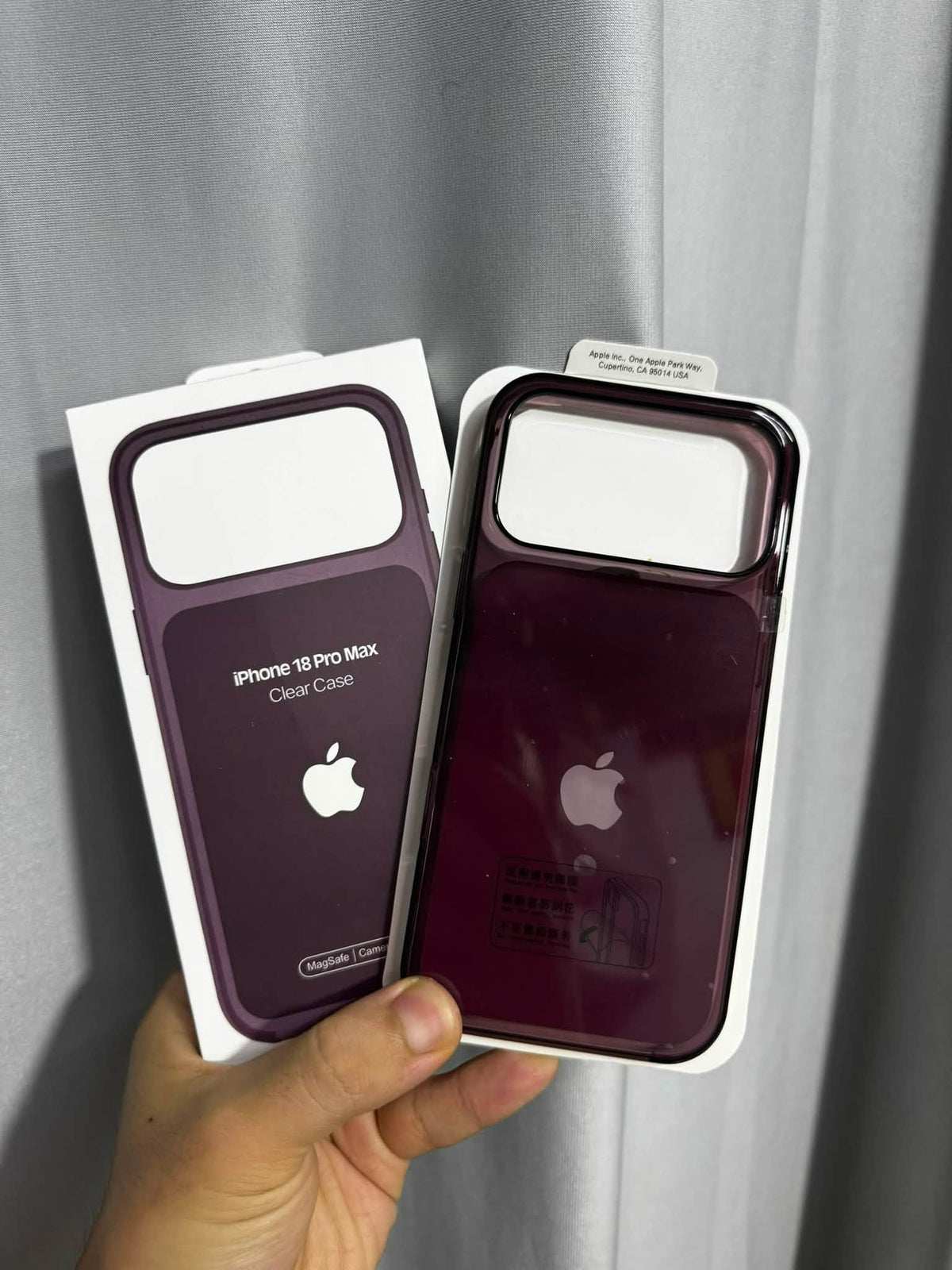 iPhone 18 Pro Max Clear Case with MagSafe & Camera Control