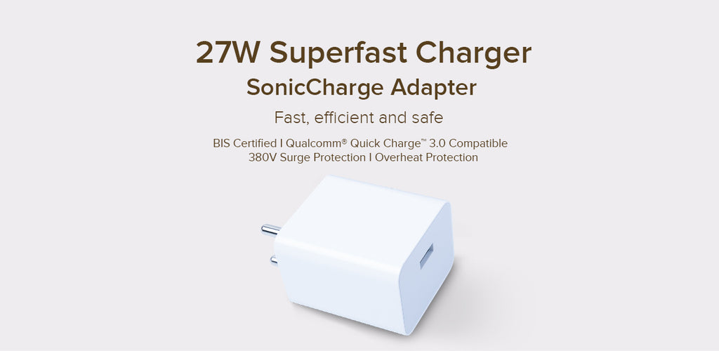 Xiaomi MDY-10-ER 27W USB-C fast charger — angle view Pakistan