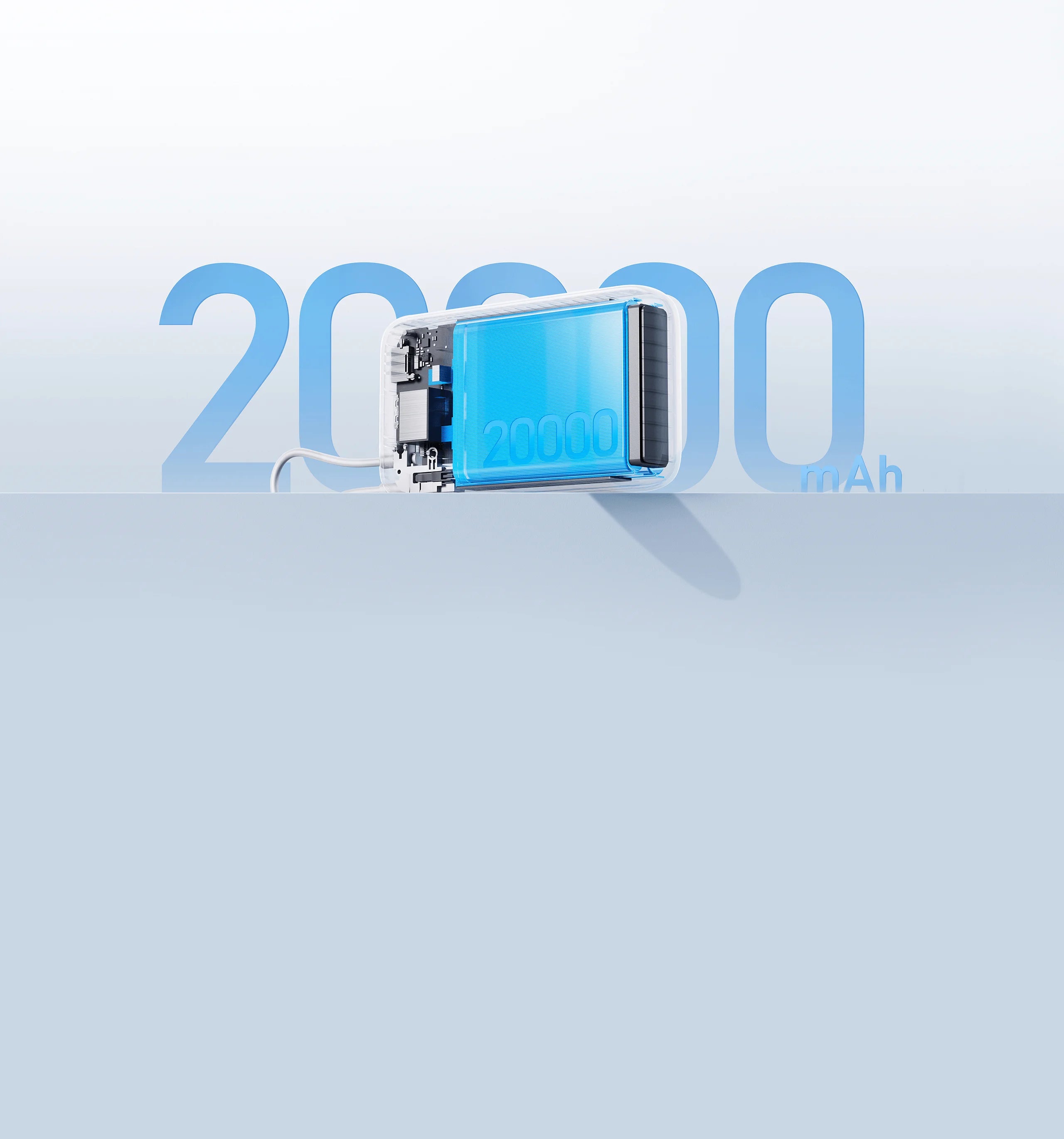 Xiaomi 20000mAh Power Bank Pakistan – Built-in Cable, 22.5W Fast Charging | Original