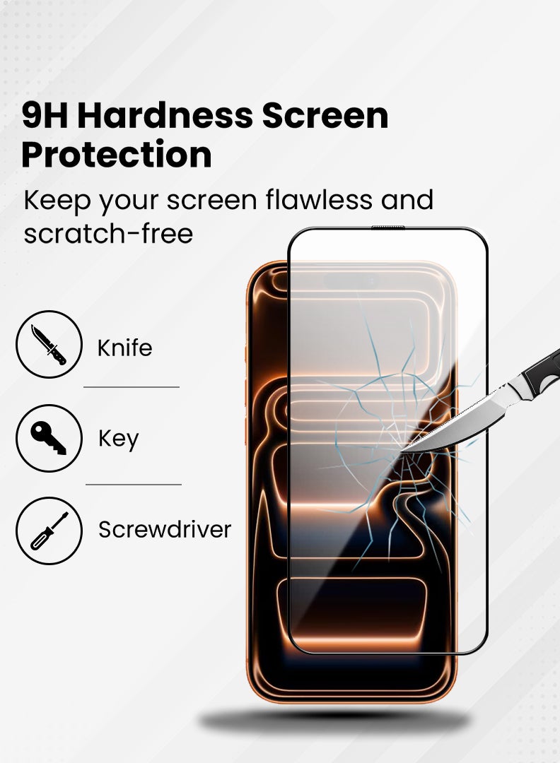9H Tempered Glass Screen Protector for iPhone 17 Pro Max product image 3