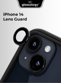 Glassology Camera Lens Screen Protector for iPhone 14 , 14 Plus 9H Hardness Transparent HD Protective Tempered Glass Protector Film Does Not Affect Night Shots for iPhone 14
