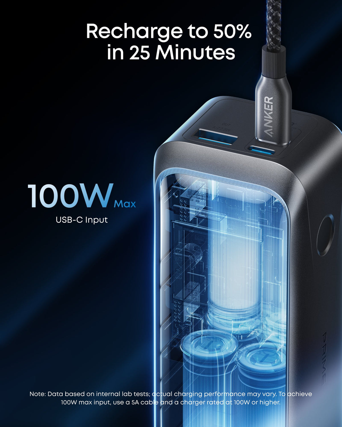 Anker Prime 20100mAh 220W Fast Charging Power Bank - A110B - view 5
