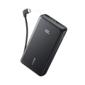 Anker Zolo Power Bank 20000mAh 22.5W Fast Charging with Built-in USB-C Cable - A110E
