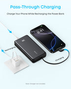 Anker Zolo Power Bank 20000mAh 22.5W Fast Charging with Built-in USB-C Cable - A110E - view 4