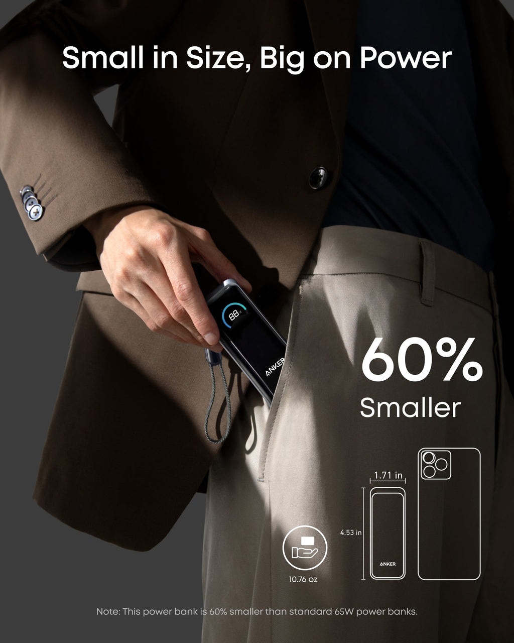 Anker Prime 2-in-1 Power Bank 65W 9600mAh - A1339 - view 4