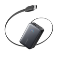 Anker Nano Power Bank 10000mAh 45W with Built-In Retractable USB-C Cable - A1638