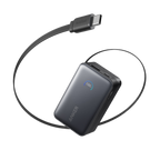 Anker Nano Power Bank 10000mAh 45W with Built-In Retractable USB-C Cable - A1638