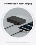 Anker MagGo Power Bank 10K 15W Ultra-Fast Magnetic Charging with Smart Display - A1654H11 - view 5