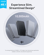 Anker MagGo Ultra Slim Power Bank 10000mAh 7.5W Wireless 30W Wired - A1664 - view 2