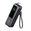 Anker Zolo Power Bank (25K 165W Built-In and Retractable Cables) - A1695