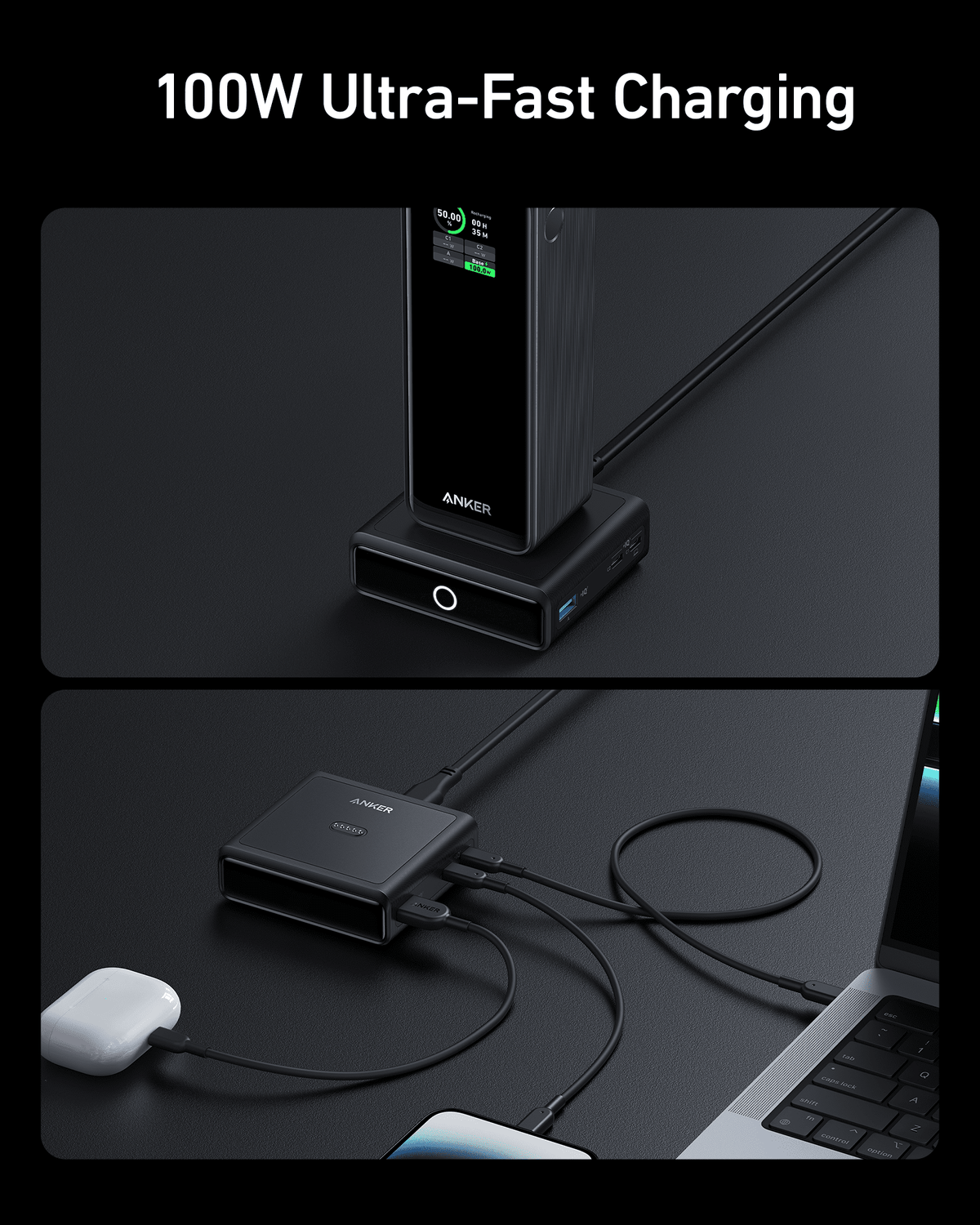 Anker 100W Charging Base for Anker Prime Power Bank - A1902 - view 4