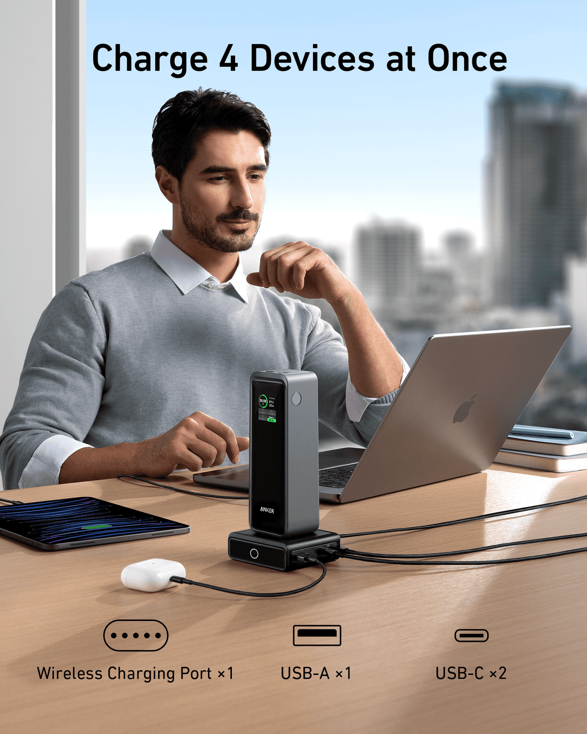 Anker 100W Charging Base for Anker Prime Power Bank - A1902 - view 5