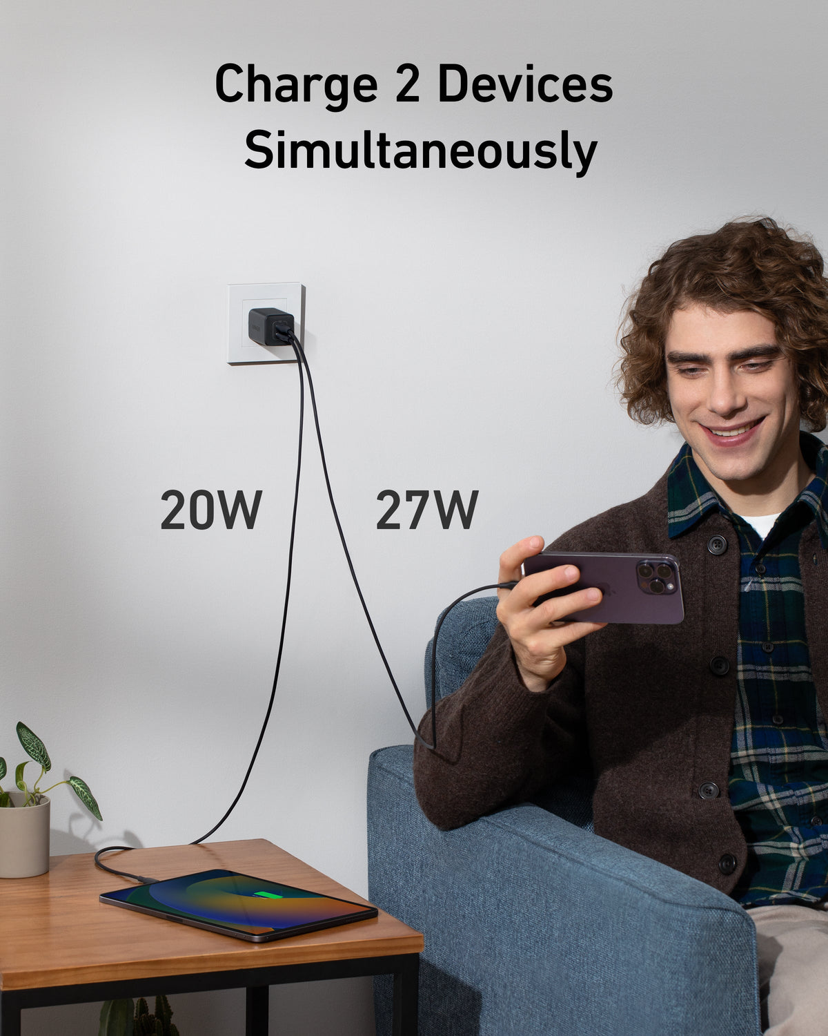 Anker 523 Charger (Nano 3 47W) - A2039 - view 2