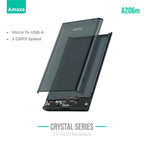 Amaze A206m Phantom Series Transparent 2.5′′ HDD Enclosure USB 3.0 (5Gbps) in Pakistan - image 2