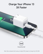 Anker Nano 30W USB-C GaN charger — close-up detail view Pakistan