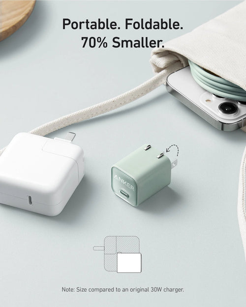 Anker USB-C GaN Charger 30W Nano Pakistan | PIQ 3.0 PPS Fast Charger