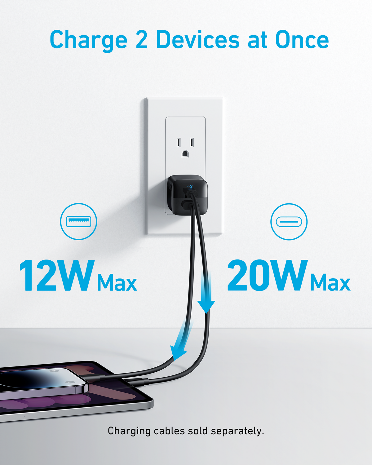 Anker 33W Type-C + USB-A Charger - A2331 - view 3