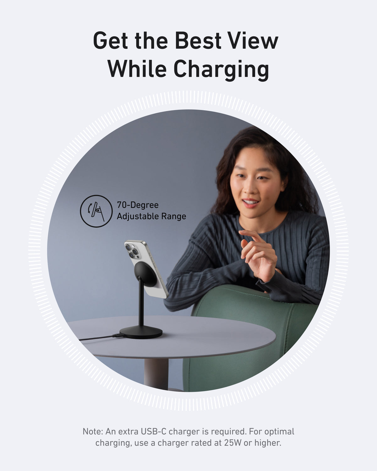 Anker MagGo 5000mAh Power Bank with 7.5W Wireless Charging & Stand - view 5