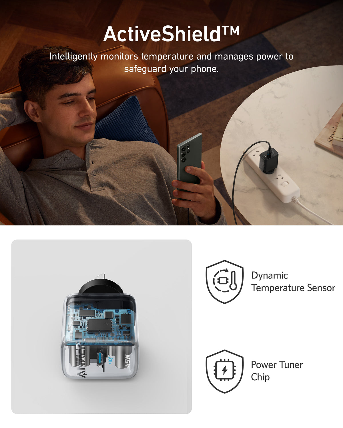 Anker Ace Charger 45W USB-C Ultra Fast Charging - A2643 - view 3