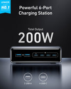 Anker Prime Charger (200W 6 Ports GaN) - A2683 - view 2