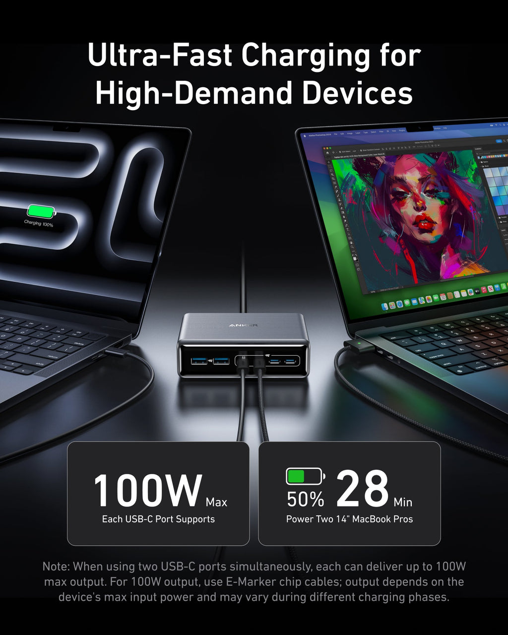 Anker Prime Charger (200W 6 Ports GaN) - A2683 - view 3