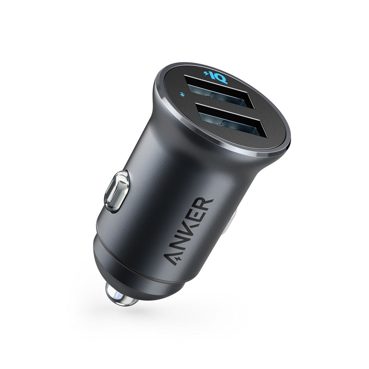 Anker PowerDrive 2 Alloy Metal 24W Mini Car Charger 2 Ports - A2727