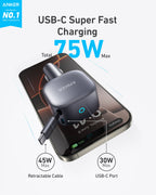 Anker Nano 75W Car Charger - A2738 - view 2