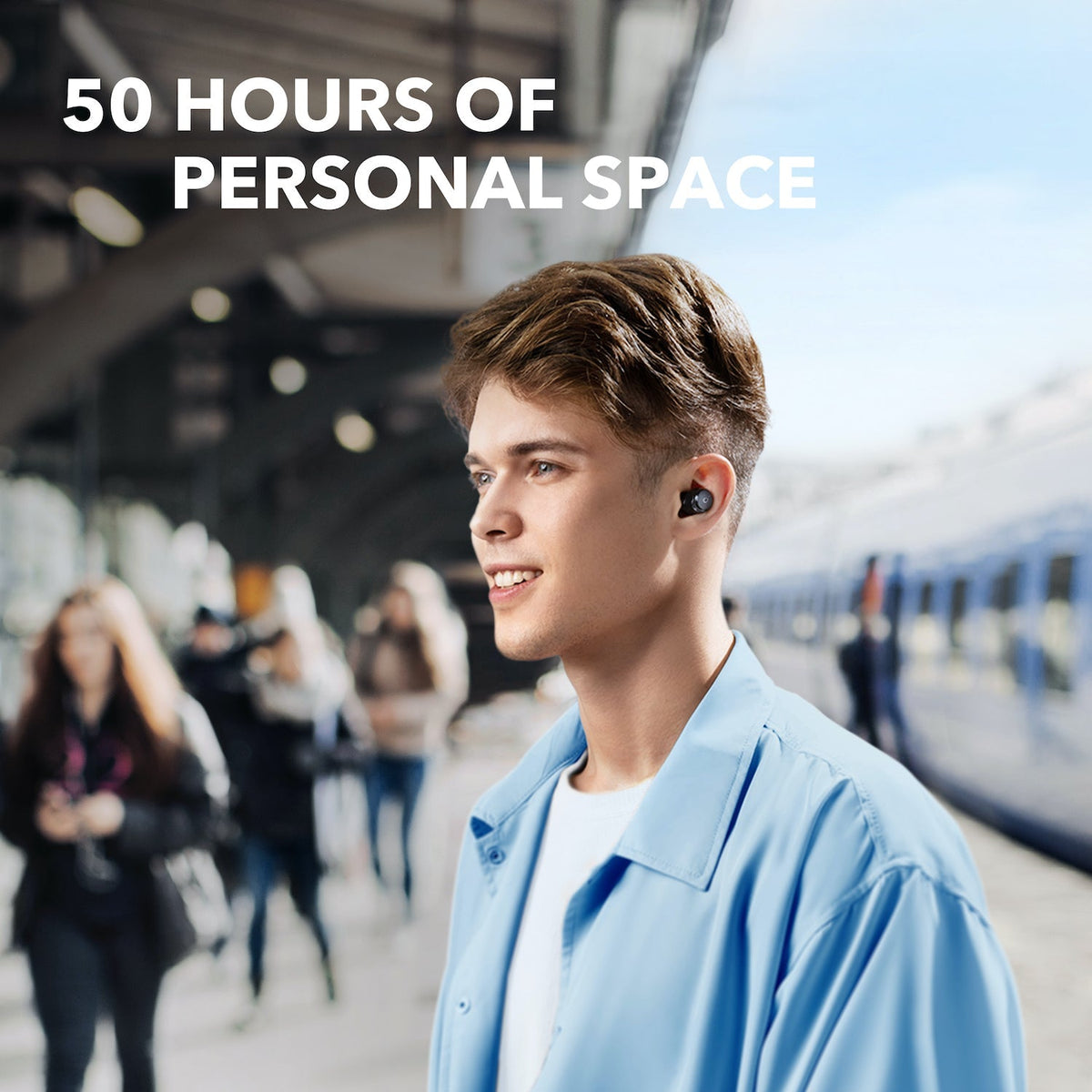 Anker Space A40 Wireless Earbuds with Auto Adjustable ANC Up to 98% & 50 Hours Playtime - view 2