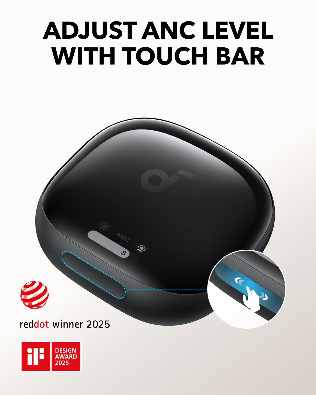 Anker Liberty 4 Pro Noise Cancelling True-Wireless Earbuds - view 2