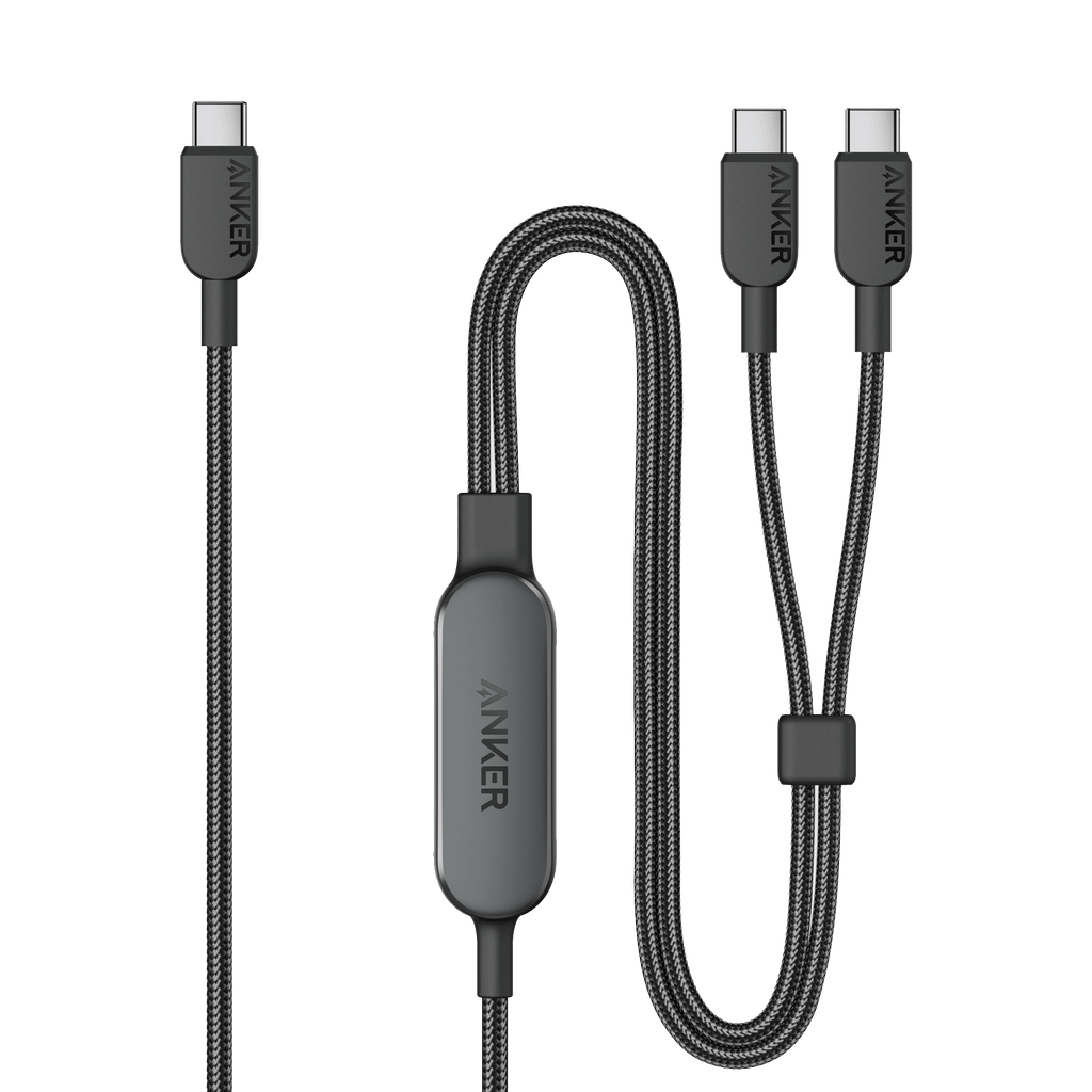 Anker 140W 2-in-1 USB-C to USB-C Cable - A8895